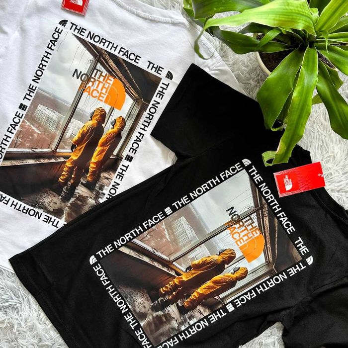 TNF // Футболка THE NORTH FACE Kyiv // Большой Принт Киев ТНФ