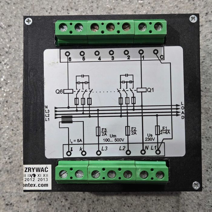 Regulator mocy biernej RMB 10.M ELEKTROMONTEX