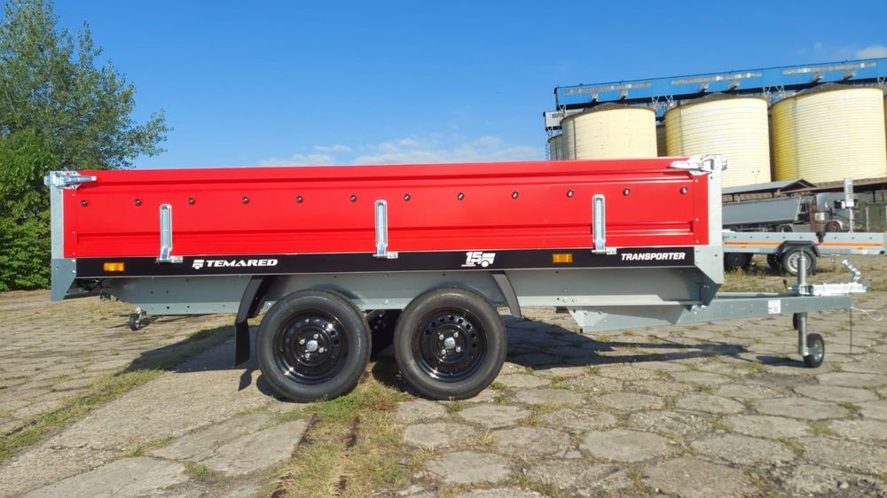 TEMARED Transporter 3015 2 osie  Nowa Przyczepka Samochodowa Brzeg 750 dmc