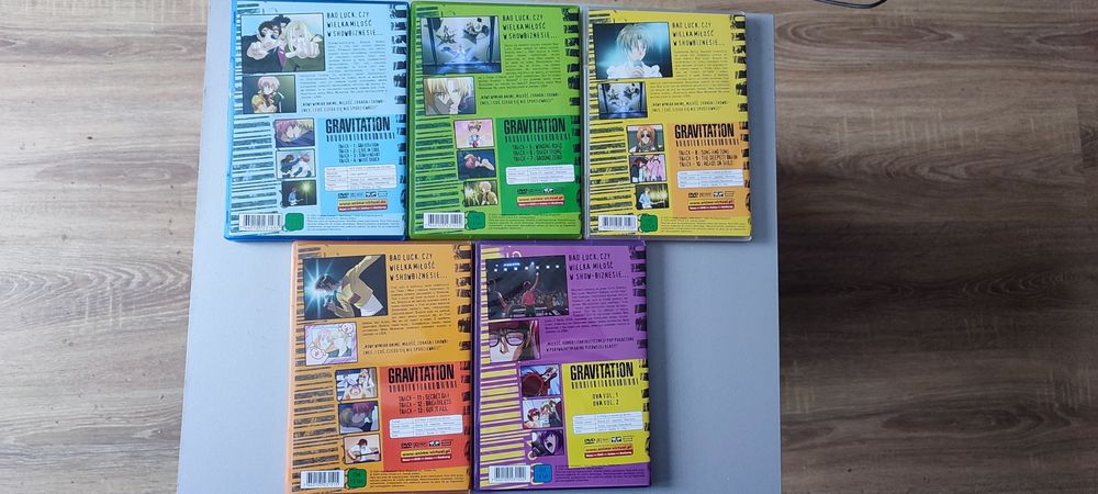 Komplet anime Gravitation plus OVA