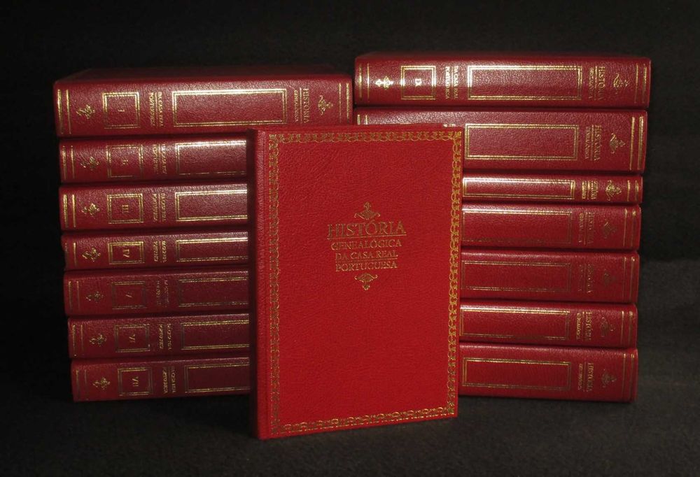 Livros História da Genealógica da Casa Real Portuguesa 15 Vol Completo