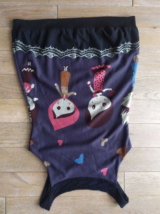 Śliczna kolorowa boho sukienka etno tunika w lalki S/M