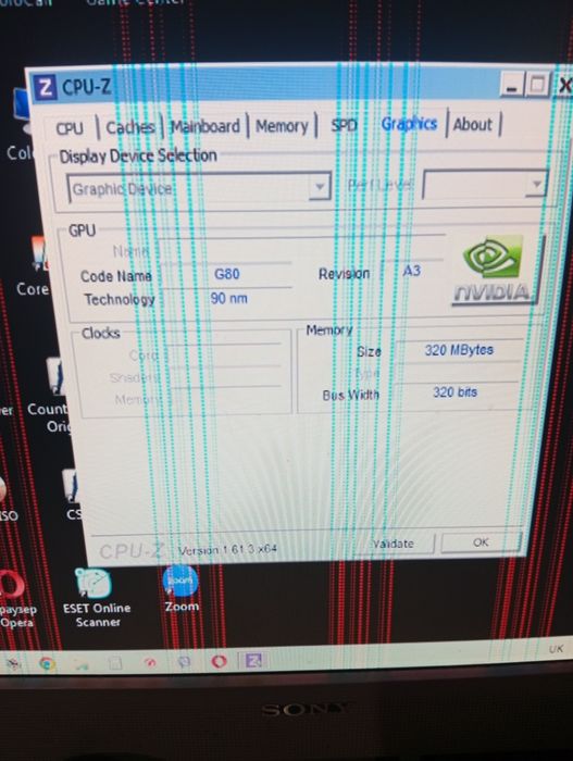 Nvidia Geforse 8800 GTS 320M
