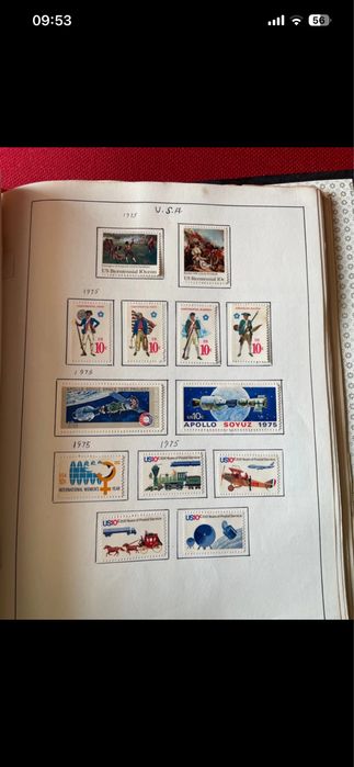 Livro selos America do norte