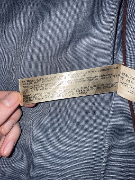 Kurtka skórzana Massimo Dutti