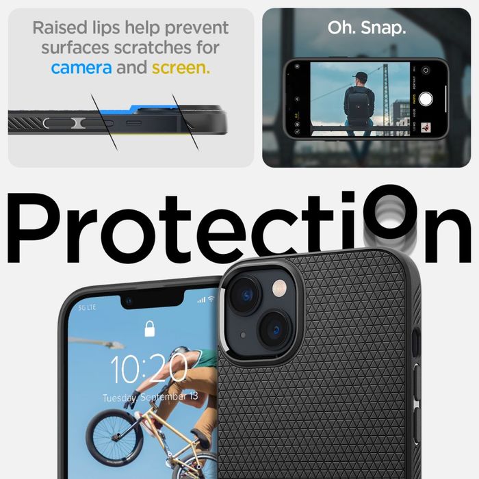 Spigen liquid Air iPhone 14 matte black