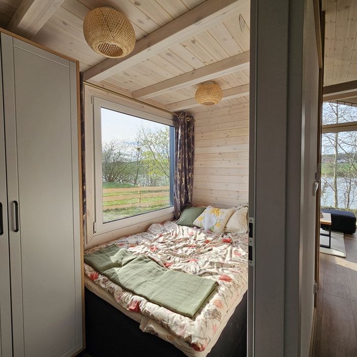 Dom 70m² mobilny na kołach  Wyposażony Nowy  + taras z jacuzzi