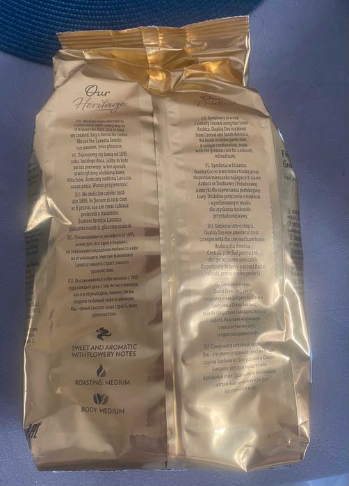 kawa Lavazza ORO 100% Arabica - 1KG - z sieci handlowej