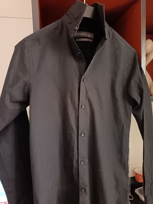 Camisa preta slim fit