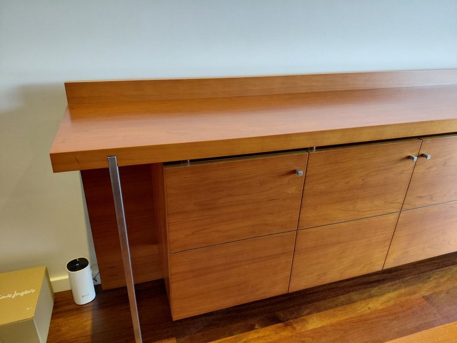 Movel tv e aparador cerejeira