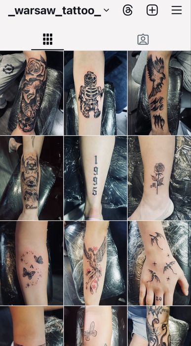 Tatuaż, od 100 do 600zł