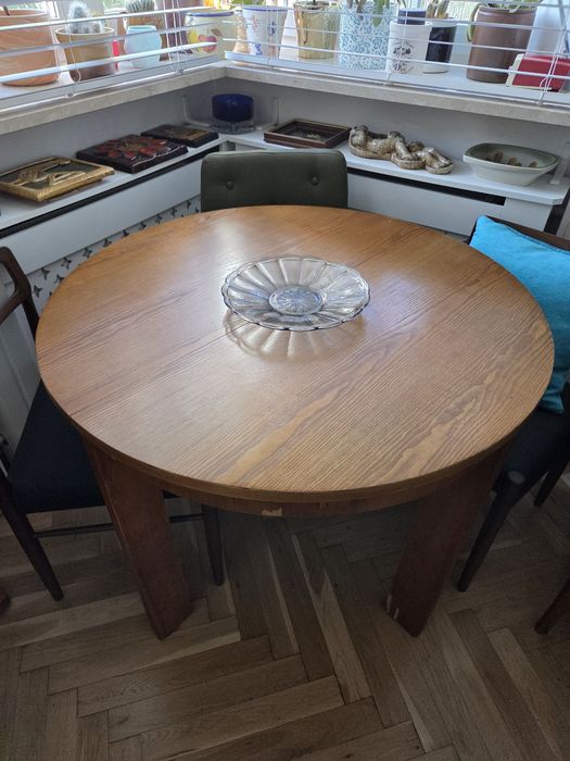 Stół rozkładany PRL vintage