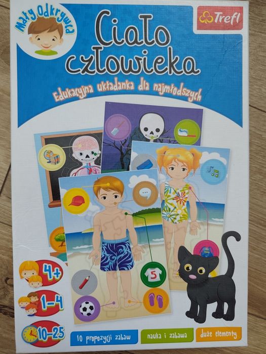 Edukacyjna układanka ciało człowieka