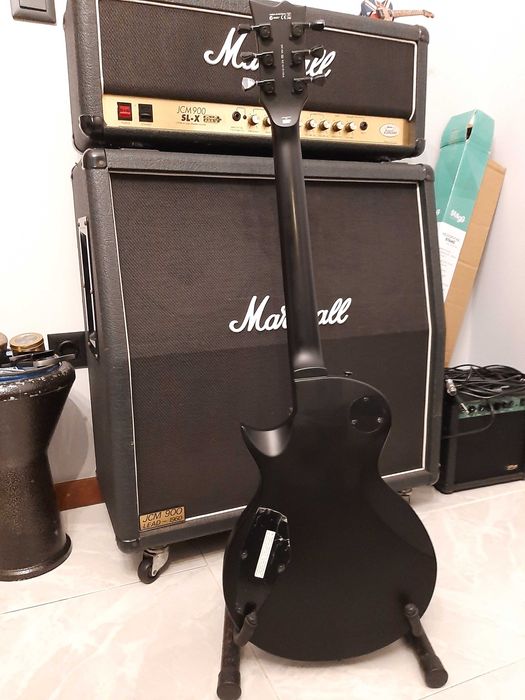 Guitarra ESP LTD EC-256 Black Satin + estojo hardcase