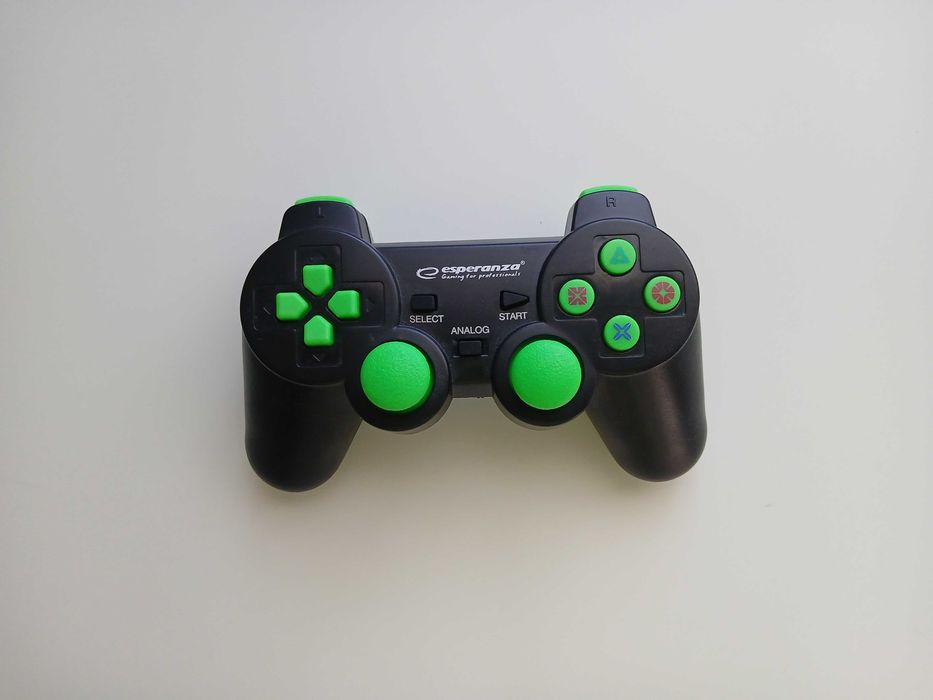 Bezprzewodowy  Pad PC/PS3 WIBRACJA ZIELONY