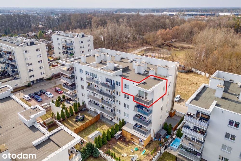Narożne 2 pokoje z balkonem | 52,23 m² | Marki