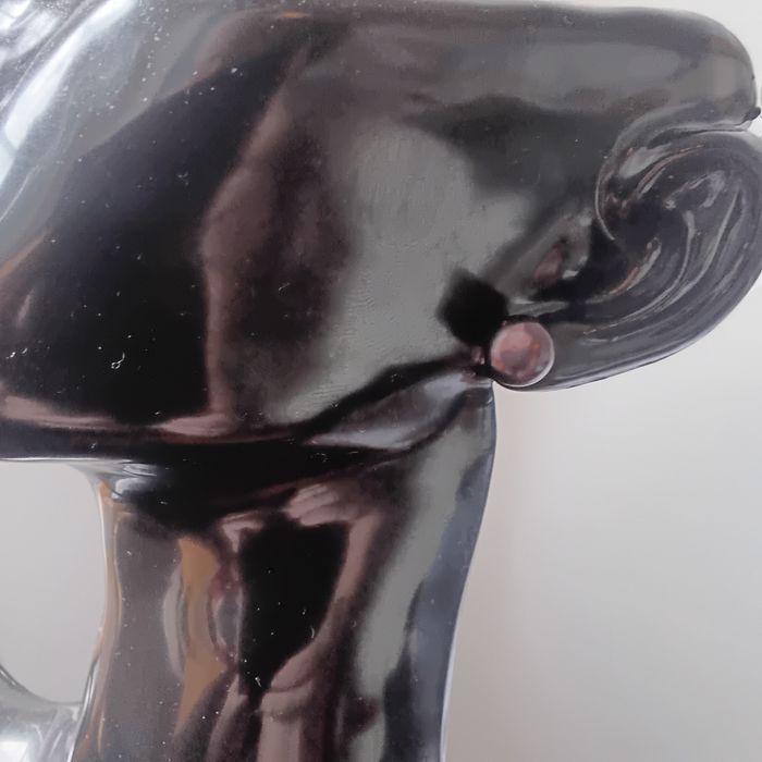 Brincos em Prata com Pérolas Naturais de Água Doce Roxas