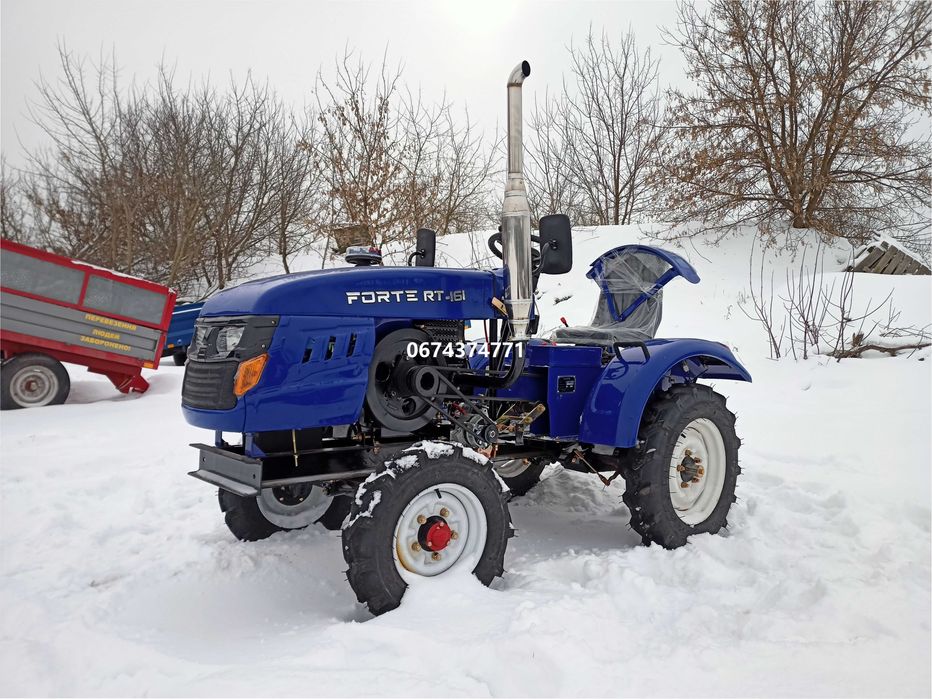 Мототрактор Forte RT 161 ФОРТЕ + Фреза і Плуг Доставка Гарантія Сервіс