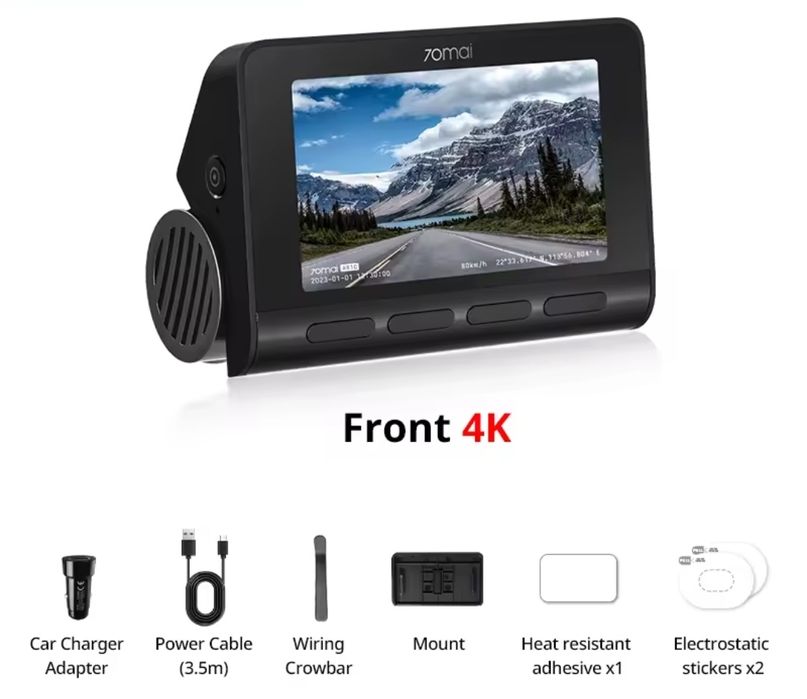 Лучшая цена! Регистратор 70mai A810 Ultra 4K (глобал)