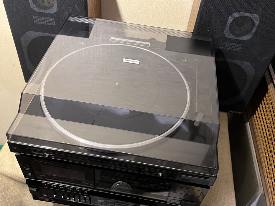 Японский проигрыватель винила + усилитель+дека PIONEER X33Z + акустика