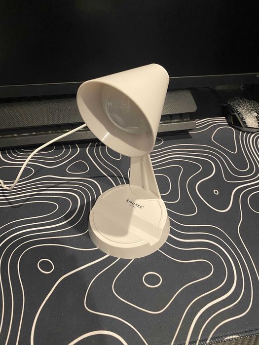 Lampka na biurko smuxee biała USB