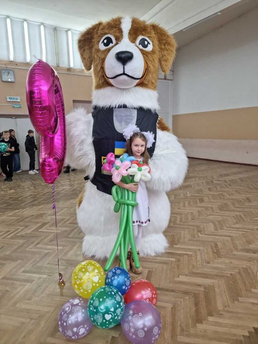 Гелієві цифри золоті та срібні, повітряні кульки гельові