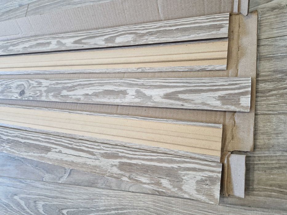 Плінтус МДФ SuperProfil ПП1255, Монблан Грей, 5 планок по 2,8 м