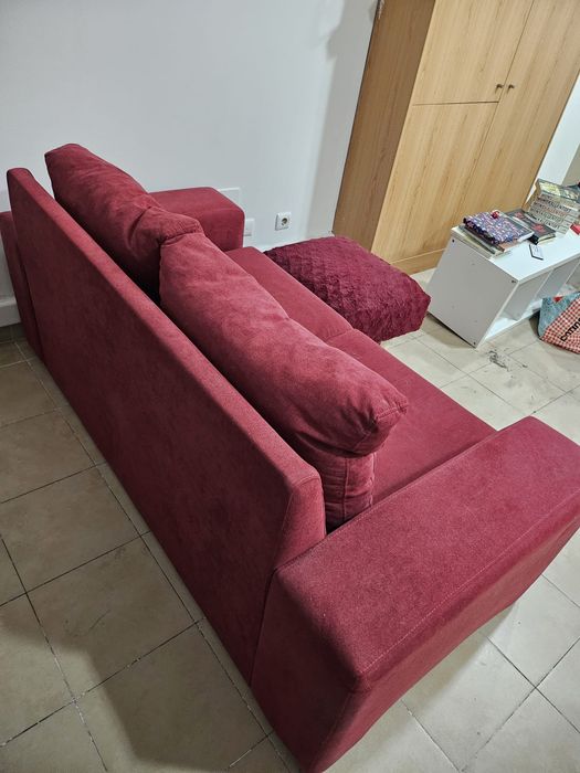 Vendo sofá mais puff