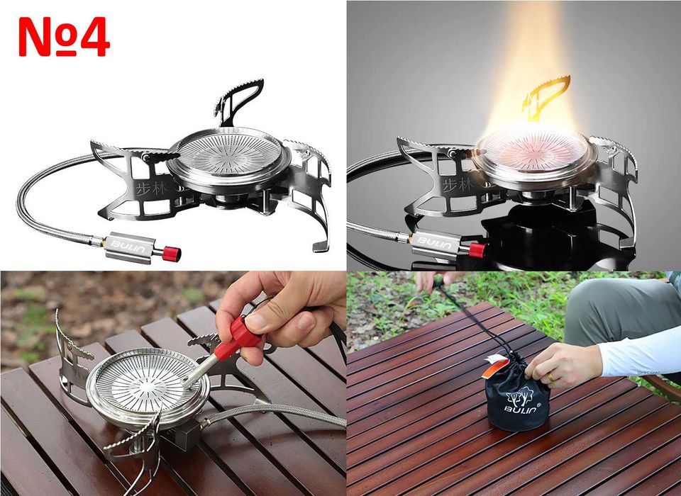 Потужний газовий пальник туристичний газовая горелка туристическая