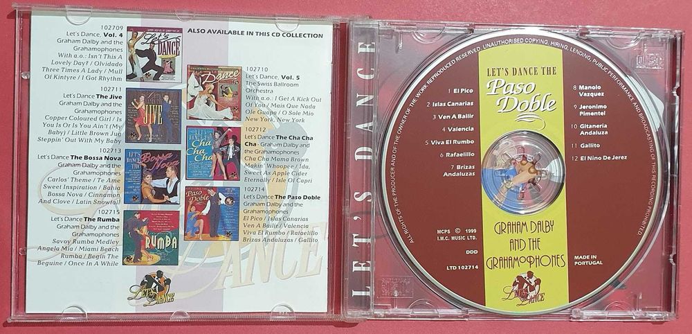 CD - Let's Dance the PASO DOBLE