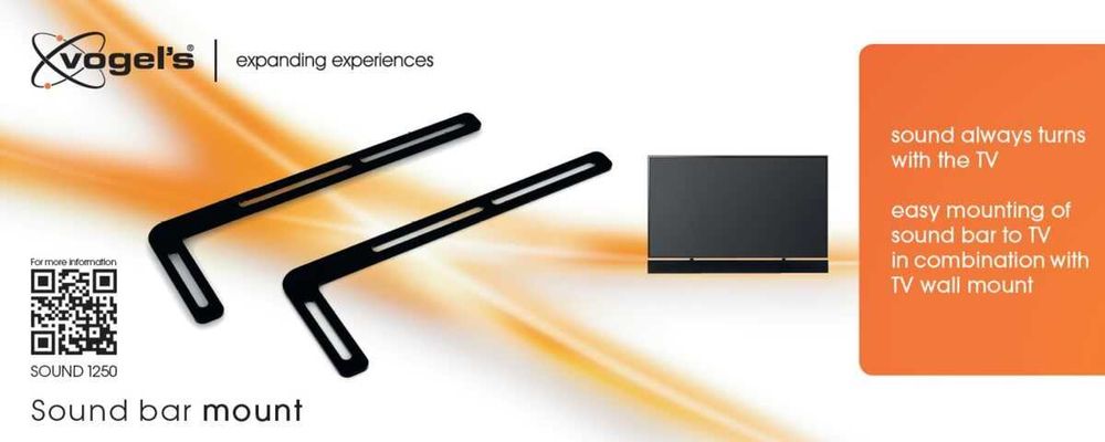 Кронштейн для саундбару Vogels SOUND 1250 Sound Bar Mount #Кріплення