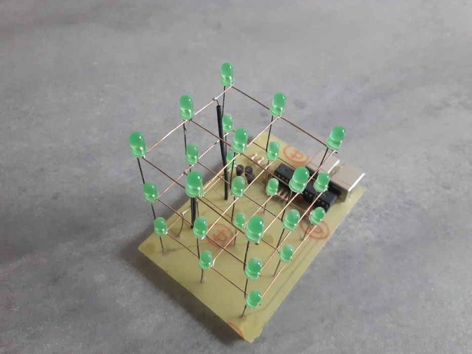 Kostka LED sześcian ledcube led cube 3x3x3 dekoracja ozdoba świetlna