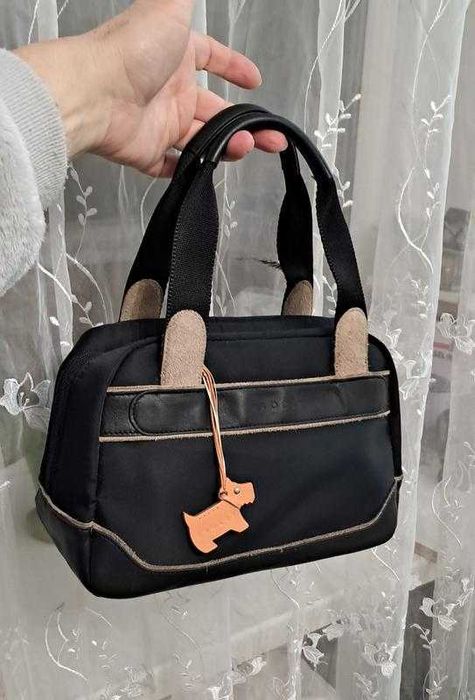 Сумочка radley, поліестер, шкіра, замша