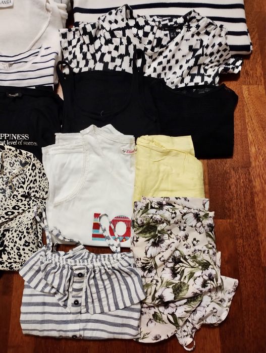 Mega zestaw paka ubrań XS/S Zara, Massimo Dutti, Polo, Mohito