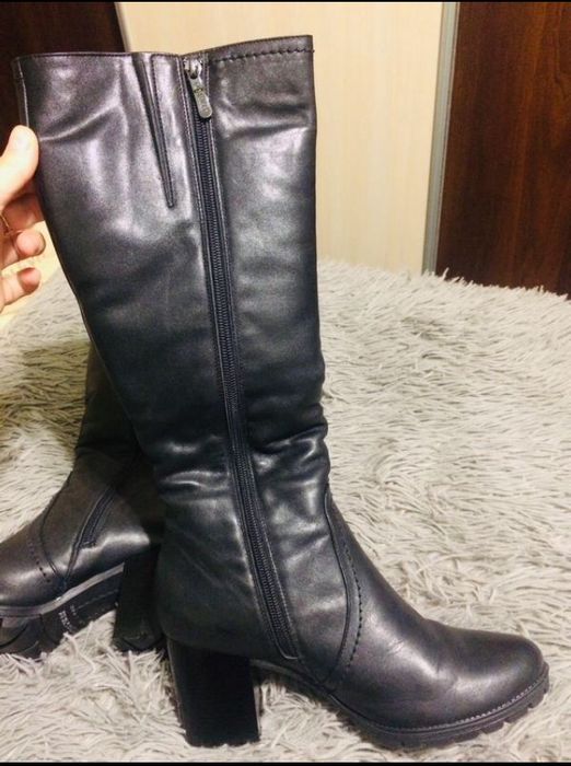 Чоботи жіночі зимові шкіряні 38 р