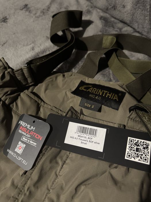Штани Carinthia HIG 4.0 SOF - Olive розмір S