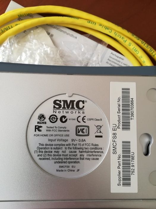SWITCH 8 Portas 10/100 Mbps