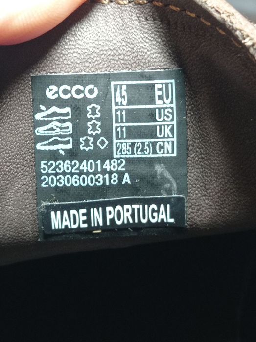 Туфлі шкіряні ЕCCO VITRUS 45р.