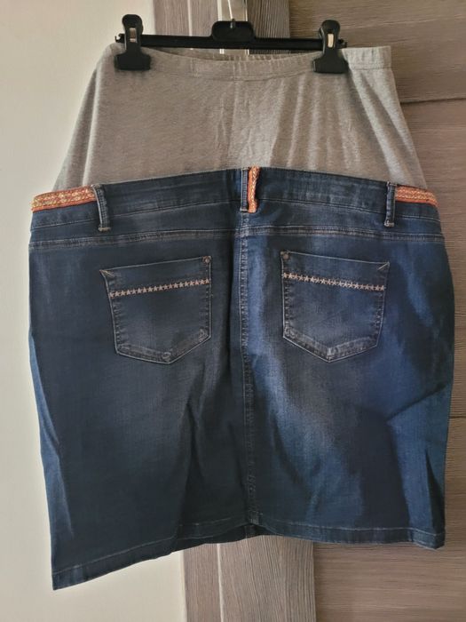 Spódnica jeans ciążowa r. 46