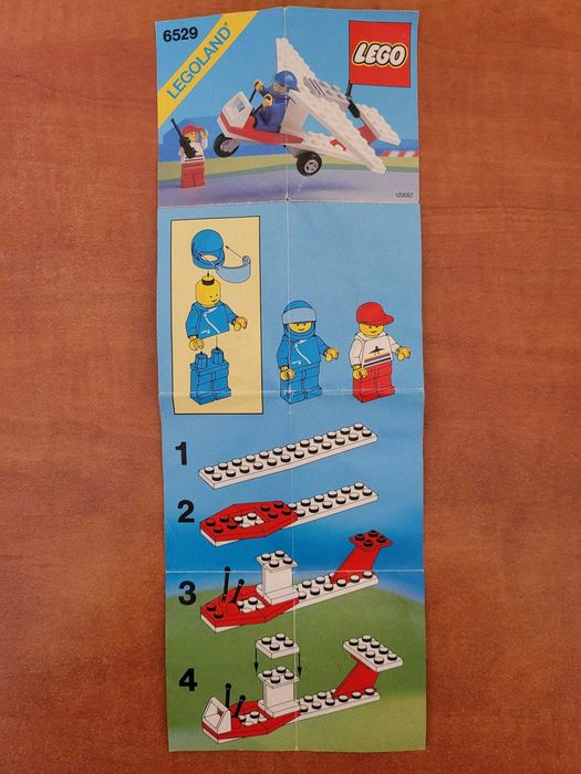 Lego 6529 Town Ultra Lite I - Mały jedno-osobowy samolot z 1990 r.