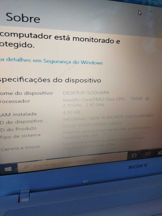 Portátil SONY Modelo PCG 717 M Dual core