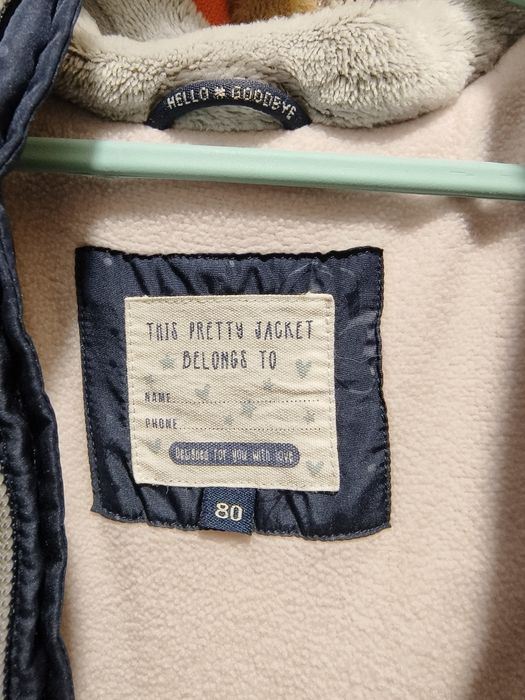 Bezrękawnik / kamizelka z kapturem Mini Mause r. 80