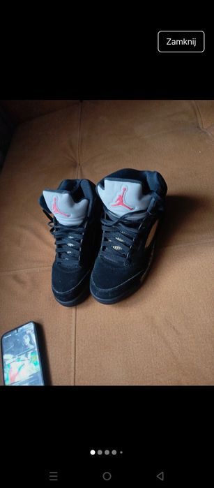 Nike Air Jordan 5 retro Black Metallica 2016 38