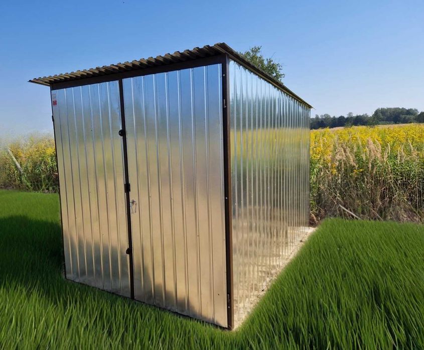 Garaż Blaszany Blaszak Schowek na budowę WZMOCNIONY Garaże PROMOCJA