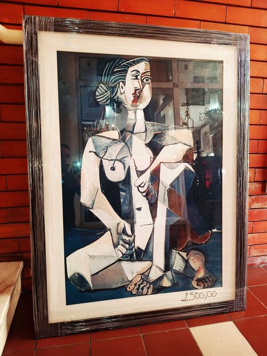 Litografia Mulher Sentada Pablo Picasso
