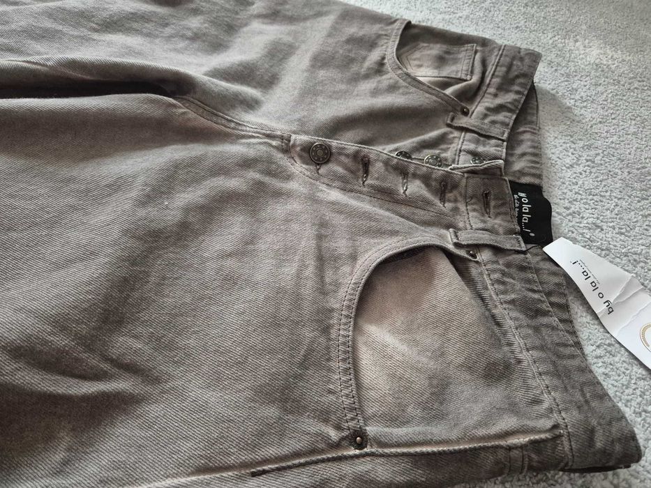 By o la la jeansy szare L