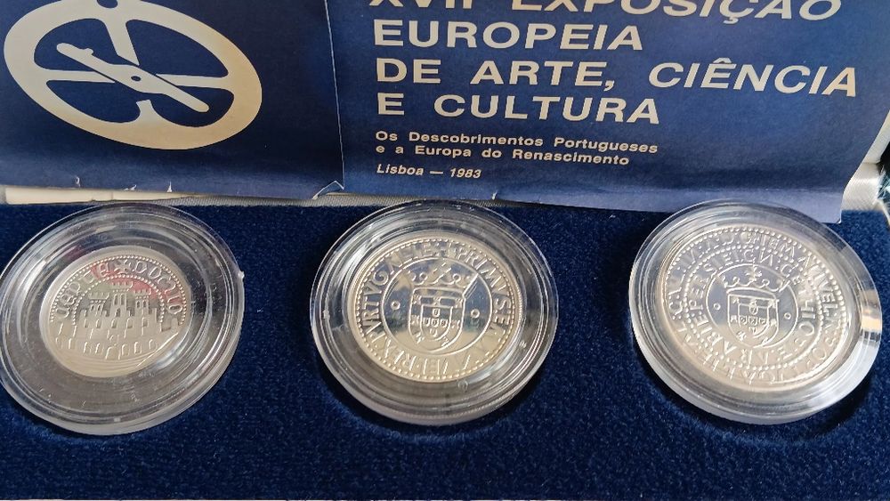 Colecção completa da XVll, prata prof