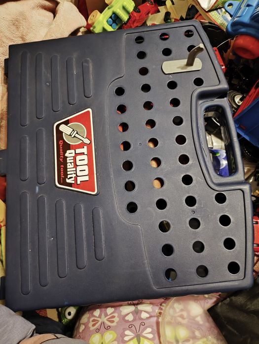 Чемодан с инструментами, кукольный театр, стучалка Tolo