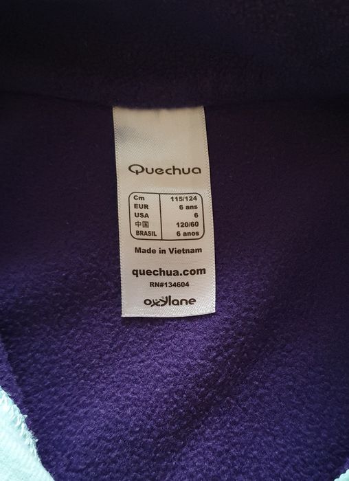 Bluza polarowa Quechua 115/124 6 lat
