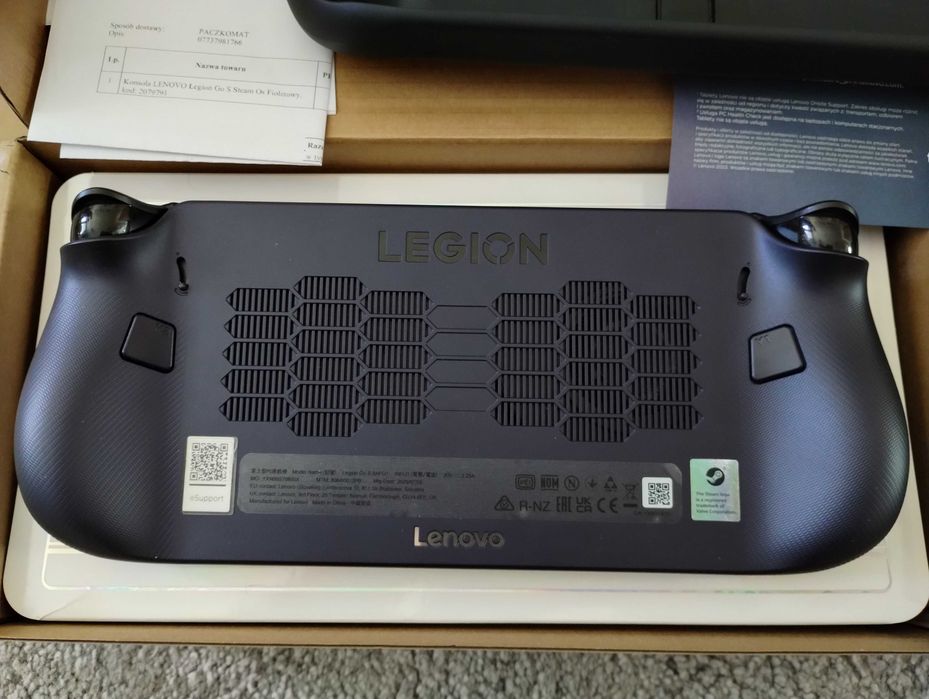 Konsola, handheld Lenovo Legion Go S, SteamOS, Z1 Extreme